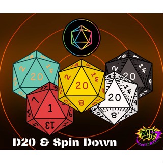 D20 &amp; Spin Down Dice