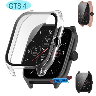 เคส PC สําหรับ Amazfit GTS 4 Smartwatch เคส + กระจกนิรภัย ป้องกัน สําหรับ Amazfit GTS4