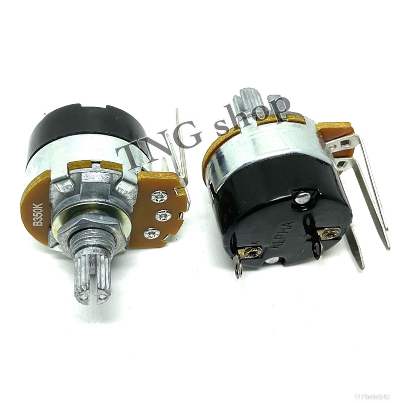 VR สวิตซ์ ALPHA แกนสั้น มีค่า 250K,350K,500K สินค้าพร้อมส่ง สามารถออกบิลได้ค่ะ