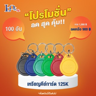 กุญแจ RFID เหรียญคีย์การ์ด 125K ทรงหยดน้ำ จำนวน 100 อัน/กล่อง