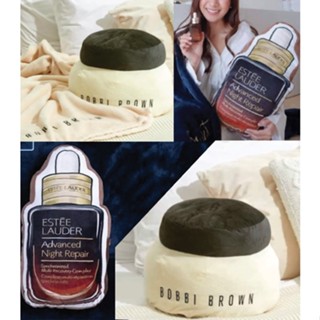 หมอนผ้าห่ม บ๊อบบี้บราว.เอสเต้  Bobbie Brown blanket pillow , Estee Lauder night repair แท้100% เครื่องสำอางแบรด์เนม