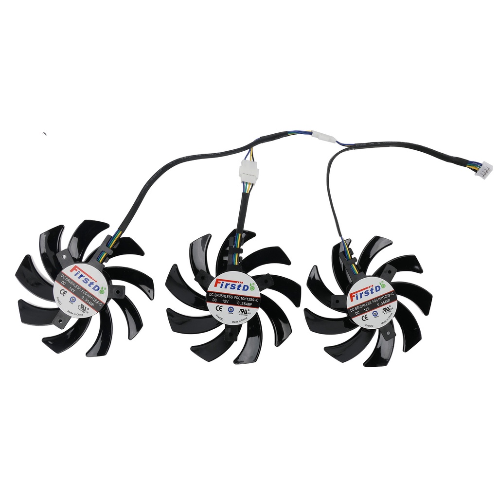 หมายเลข 1 รายการขายดีที่สุดNew 85MM FDC10H12D9-C Cooling Fan Replacement For SAPPHIRE Radeon NITRO R9 280X 290 290X 390 #6