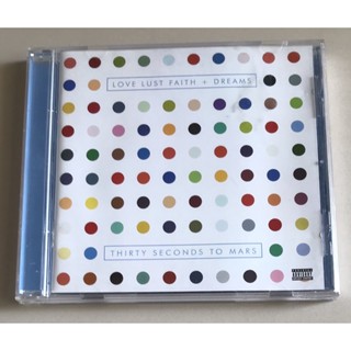 ซีดีเพลง ของแท้ มือ 2 สภาพดี...299 บาท “Thirty Seconds To Mars”อัลบั้ม"Love, Lust, Faith and Dreams"*แผ่นMade In EU*