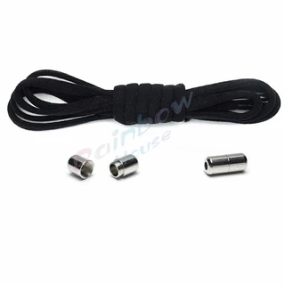 Rainbow เชือกรองเท้า ไม่ต้องผูก สายยืดหยุ่นได้ดี Elastic metal shoelace buckle cover