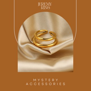 MA630: Jeremy Ring | Mystery Accessories แหวน แหวนแฟชั่น แหวนปรับได้ แหวนสีทอง