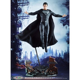 BY-ART BY-015 1/6 BLACK TRANSCENDENT Superman Action Figure