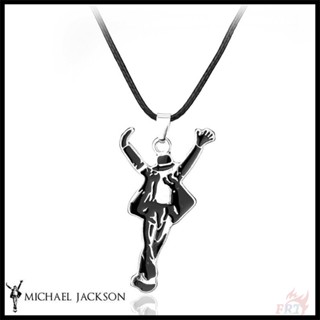 ☀ Michael Jackson - สร้อยคอเต้นรํา สไตล์คลาสสิก ☀ 1 ชิ้น ซุปเปอร์สตาร์ อัลลอย จี้สร้อยคอ เครื่องประดับ ของขวัญ