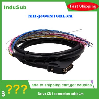 Mr-j3ccn1cbl3m สายเคเบิลเชื่อมต่อเซอร์โว CN1 3 เมตร 50 pin สําหรับเซอร์โว J3 J4 JE-A