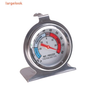 [largelook] Stainless Steel Metal Temperature Refrigerator Freezer Dial Type Thermometer