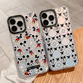 เคสโทรศัพท์มือถือแบบนิ่ม TPU กันกระแทก ลายการ์ตูนมิกกี้เมาส์น่ารัก สําหรับ iPhone 11 14 13 Pro Max XR 12 X