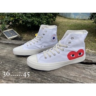 รองเท้าCONVERSE JACK PURCELL X COMME DES GARCONS PLAY OX sz.(36-44 )เบา ใส่สบาย รองเท้าผู้ชาย-หญิง รองเท้าแฟชั่น