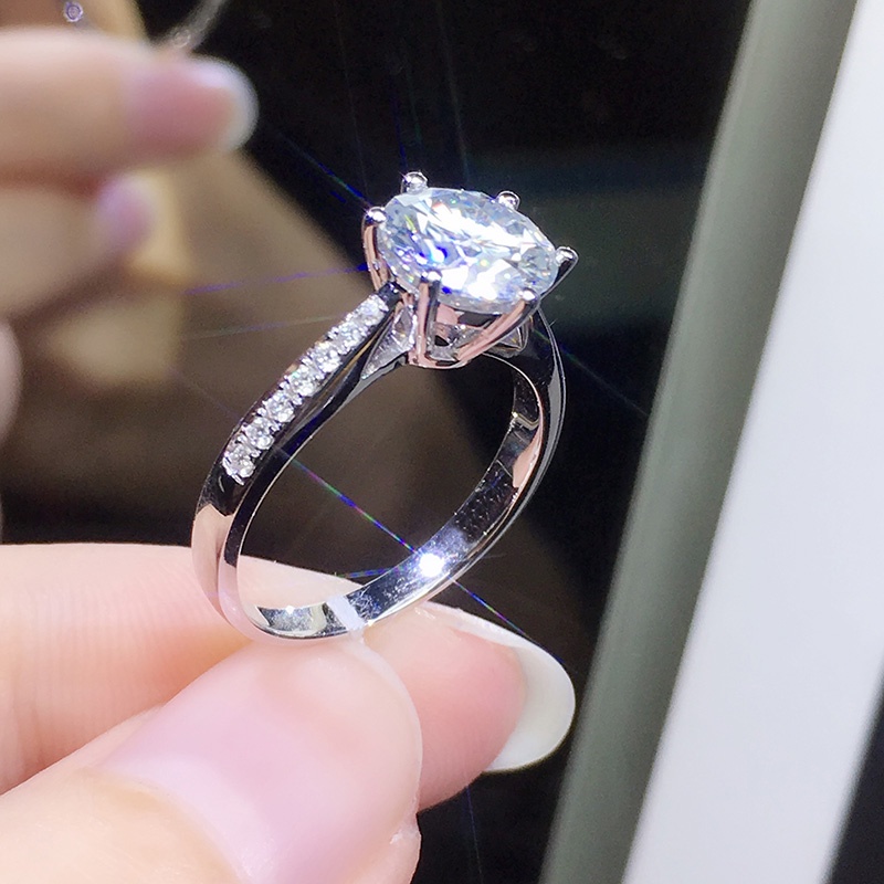 925 เงินสเตอร์ลิงทูโทนทองเงินแหวนนิ้วมือสําหรับผู้หญิงแฟชั่นรูปร่าง Cubic Zirconia Lady งานแต่งงานหมั้นแหวนเครื่องประดับร้อน