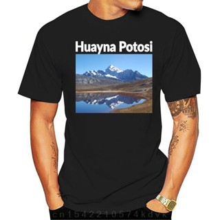 เสื้อยืดเด็กผช 2019 ใหม่ฤดูร้อนเสื้อทีเชิ้ตลําลอง Huayna Potosi โบลิเวียภูเขาน้ําแข็งปีนเสื้อยืด