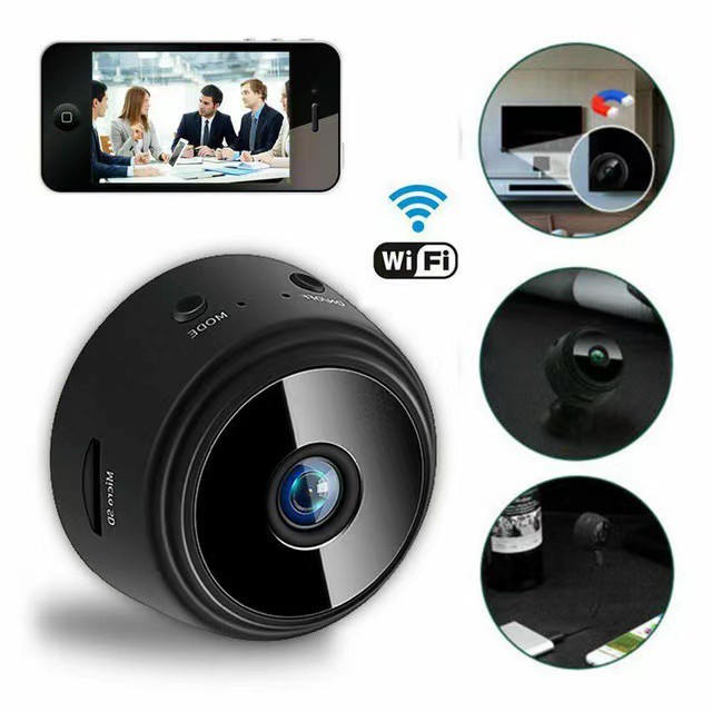 A9 กล้องวงจรปิดไร้สาย ขนาดเล็ก 1080P HD Ip เวอร์ชั่นกลางคืน รักษาความปลอดภัยด้วยเสียง