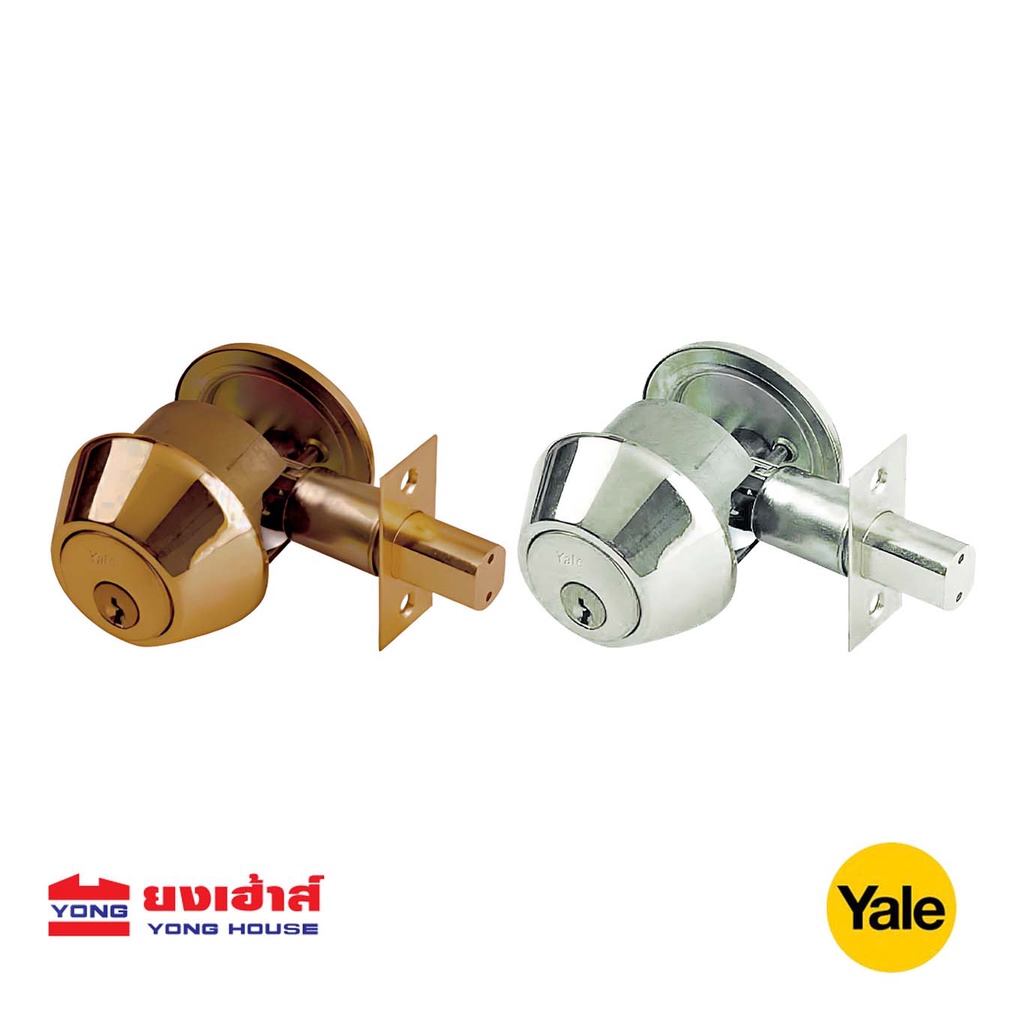 YALE กุญแจเสริมความปลอดภัย รุ่น DB-V8111US11 AC สีทองแดงรมดำ รุ่น DB-V8111US32D SS สีสแตนเลส