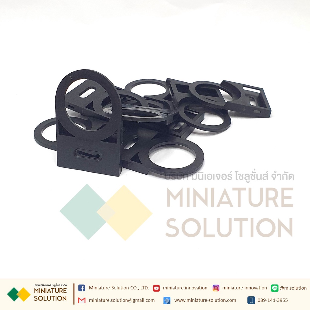 เนมเพลทสวิตช์เอนกประสงค์ หน้าตู้เครื่อง ขนาด 22 mm name plate switch 22 mm 10 ชิ้น NamePlate เนมเพลท