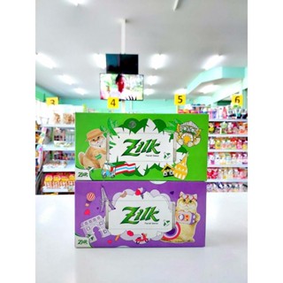 Zilk ซิลค์กระดาษเช็ดหน้า 115แผ่น หนา2 ชั้น