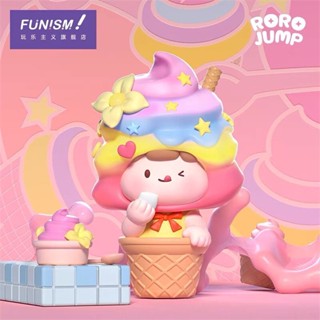 ★Hgtoys★[Optional] Roro JUMP Dessert Town Series ตุ๊กตาปริศนา ของเล่นสําหรับเด็ก