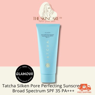 TheSkincare.TH | Tatcha Silken Pore Perfecting Sunscreen SPF35 (Exp:07/24) กันแดดลูกผสม ป้องกันผิวจากทุกช่วงรังสี