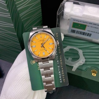 นาฬิกา ROLEX OYSTER PERPETUAL SWISS โรงงาน EW ใส่สลับแท้