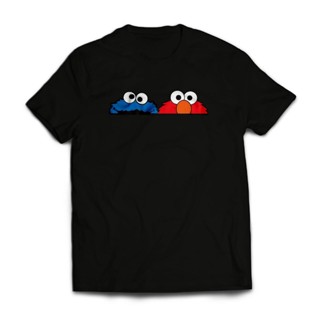 เสื้อยืด พิมพ์ลาย ELMO DOUBLE คุณภาพสูง สไตล์คลาสสิก สําหรับผู้ชาย LLgmng39IDjiii25S-5XL