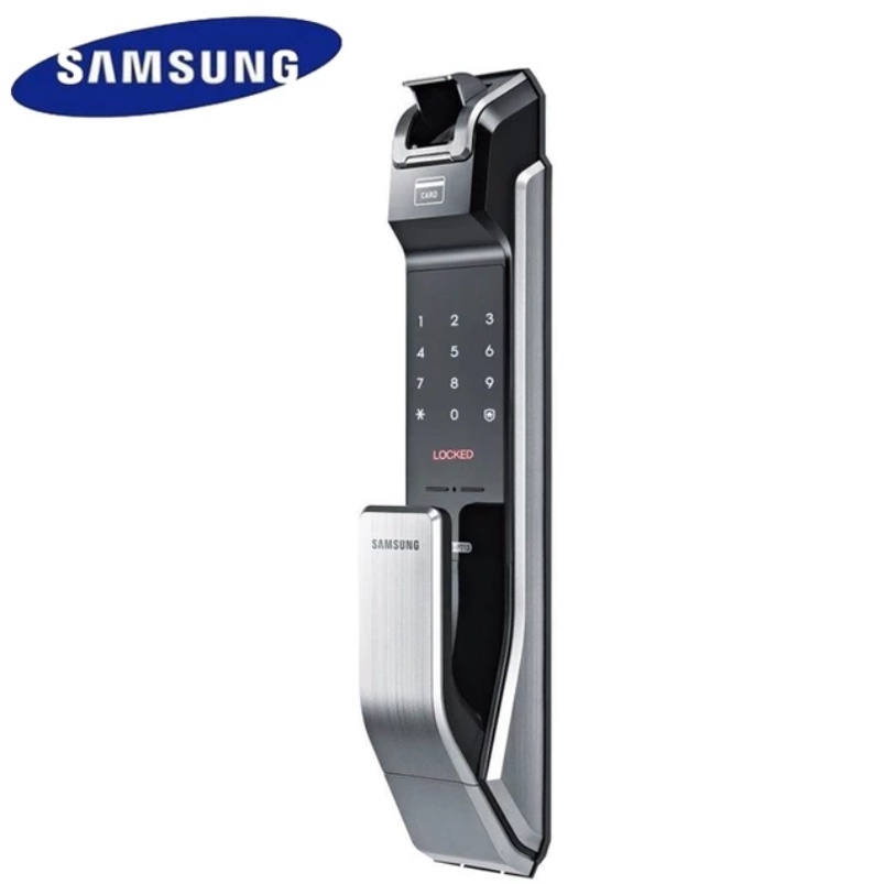 SAMSUNG SHS-P718 Digital Door Lock มีสแกนลายนิ้วมือ จำหน่ายโดย iSystem