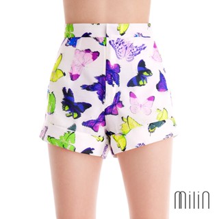 [MILIN] Aponi shorts Butterfly digital print shorts กางเกงขาสั้นพิมพ์ลายผีเสื้อ