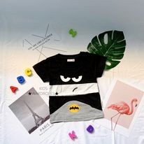 เสื้อยืดแบทแมน Batman เสื้อยืดเด็กลายแบทแมน