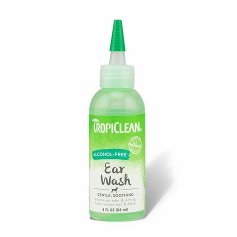 Tropiclean Ear Wash ทําความสะอาดหูแมว ( รุ ่ นใหม ่ ) 118มล