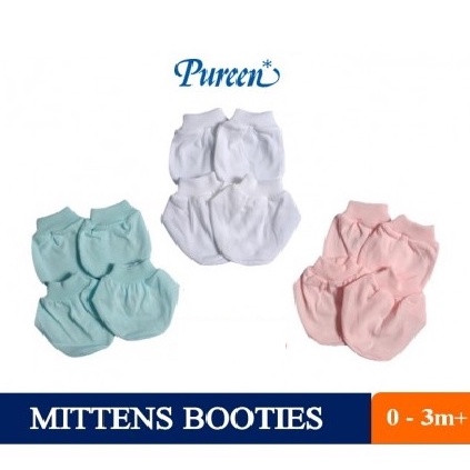 Pureen Mittens Bootees