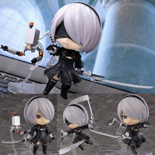 โมเดล NieR:Automata YoRHa No.2 Type B (GSC Ver.) 2B Nendoroid 2E Executioner Type Battle All-purpose Battle Android PVC Packed in Box Anime Figure