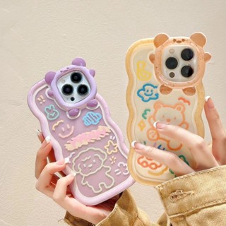 ✨ส่งเชือกเส้นเล็ก✨เคสไอโฟน14 Pro Max 13 12 11 เคส for iPhone 14พลัส น่ารัก พกง่ายๆ การป้องกันการตก Case