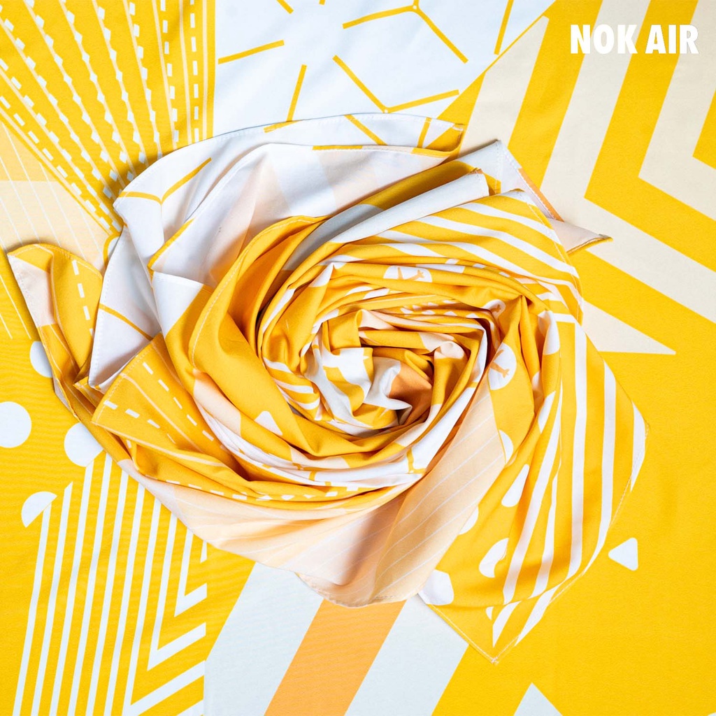 NOKAIR | ผ้าพันคอ NOK  Y SCARF