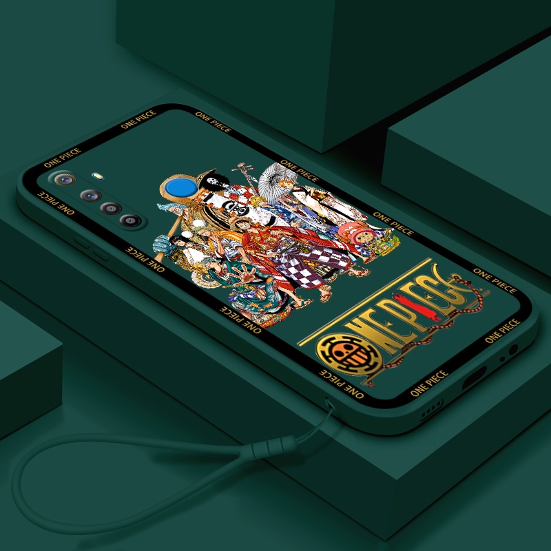 ปลอกRealme C3 C2 C1 XT X2 Q2 Pro ONE PIECE series Theaterกิโมโนเคสโทรศัพท์กันกระแทกSoft TPU Square C