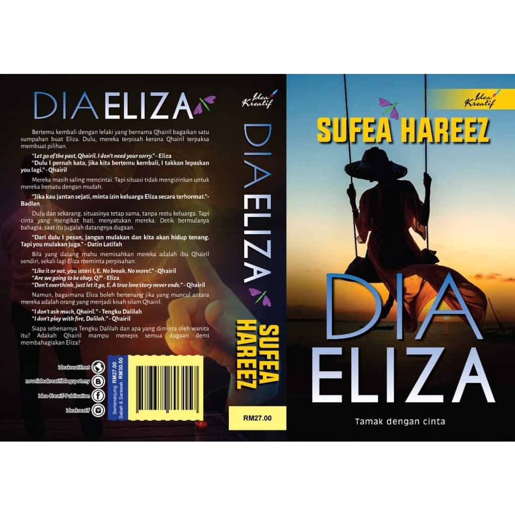 Stok NOVEL OKTOBER ~ SUFEA HAREZ - DIA เอลิซ่า - NOVEL TERBITAN IDEA KREATIF PUBLICATION