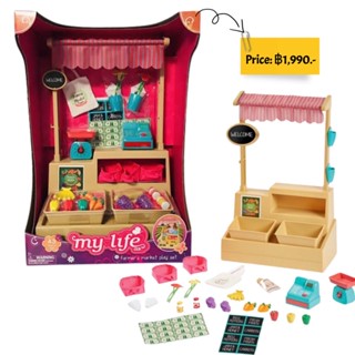 My Life As Farmers Market 43-Piece Play Set, เหมาะสำหรับตุ๊กตา 18" Dolls