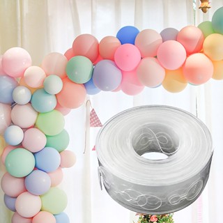 【AG】Balloon String Transparent Flexible Plastic Rolls Balloon Tape Strips for Birthday