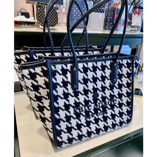 พร้อมส่ง🦋Kate spade new york | Zigzag Blended Fabrics A4 Office Style Elegant Style Logo