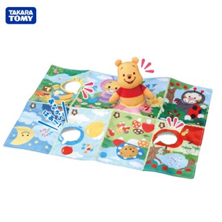 Takara Tomy หนังสือผ้า Education Mikuta! Hide and Seek Cloth Picture Book, Winnie the Pooh