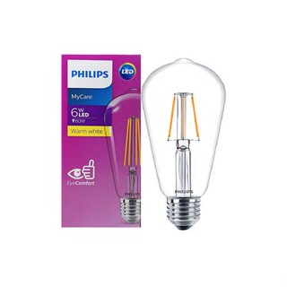 หลอด LED PHILIPS ST64 CLASSIC 4 วัตต์ WARMWHITE E27