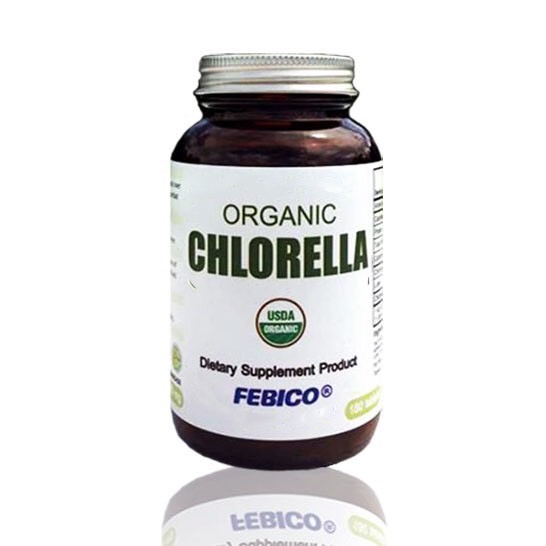 คลอเรลล่า ออร์แกนิค ยี่ห้อ เฟบิโก้ - Organic Chlorella Febico (500มก. x 180เม็ด)