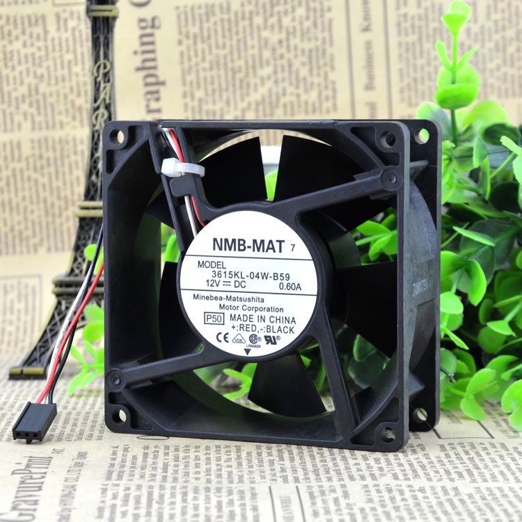 YTH 9038 9CM FAN 3615KL-04W-B59 12V 0.60A