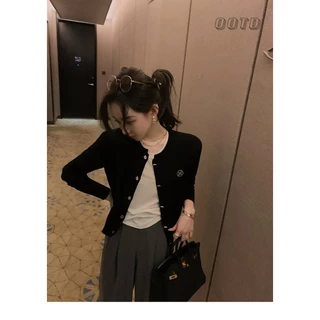 Gakki เสื้อสเวตเตอร์คาร์ดิแกนแขนยาวกันหนาวผู้หญิง ผ้านิ่มใส่สบาย 1293#