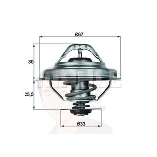 TX 28 92D วาลว์น้ำ BMW M40 M42 M50 M52 / 3 (E30 E36 E46) 5 (E34 E39) 7 (E38) 11531712043 (ยี่ห้อ MAHLE)