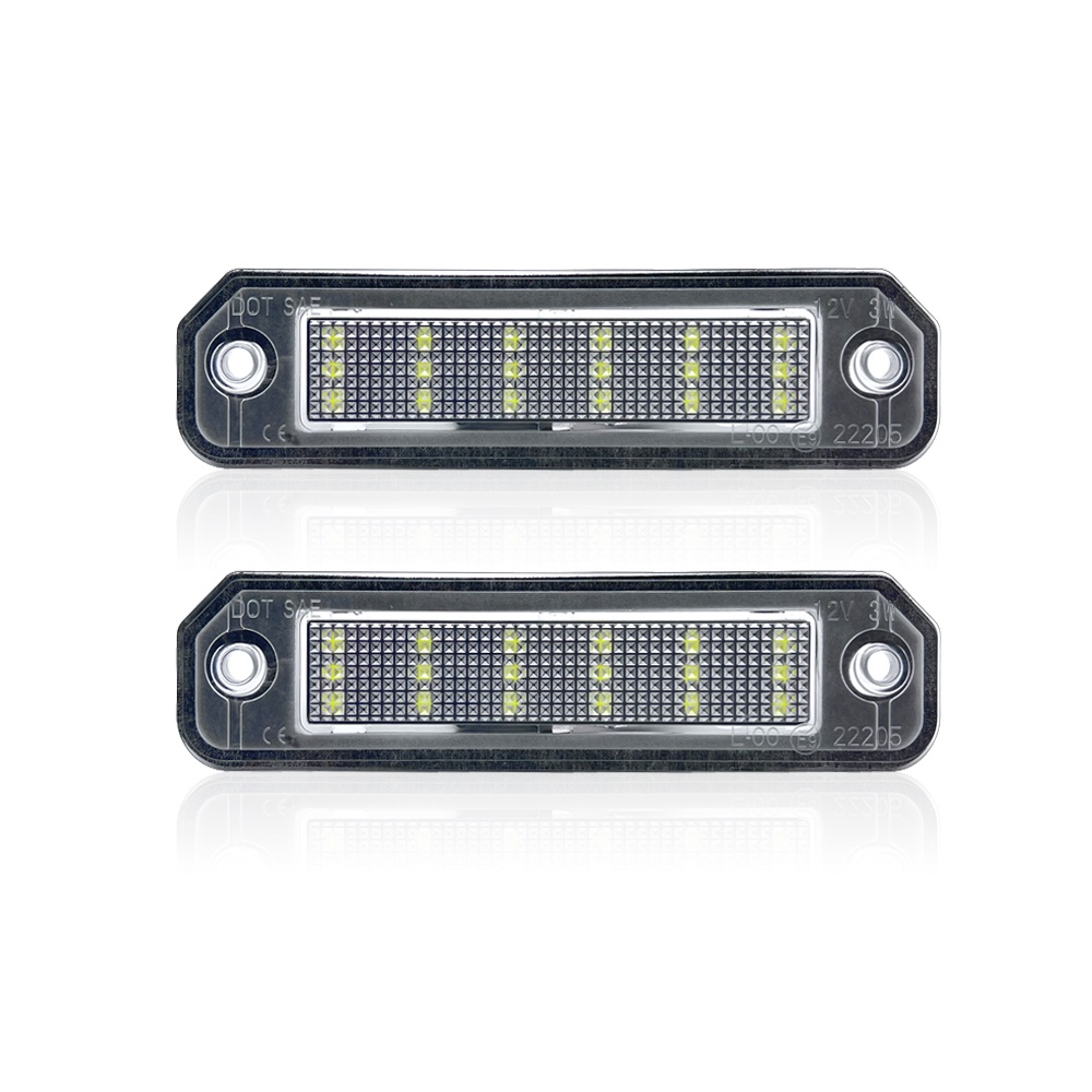 ไฟ LED ติดป้ายทะเบียนรถยนต์ สีขาว สําหรับ Honda Civic EJ EG EK Coupe Hatchback Sedan CR-X Del Sol Integra SJ 2 ชิ้น