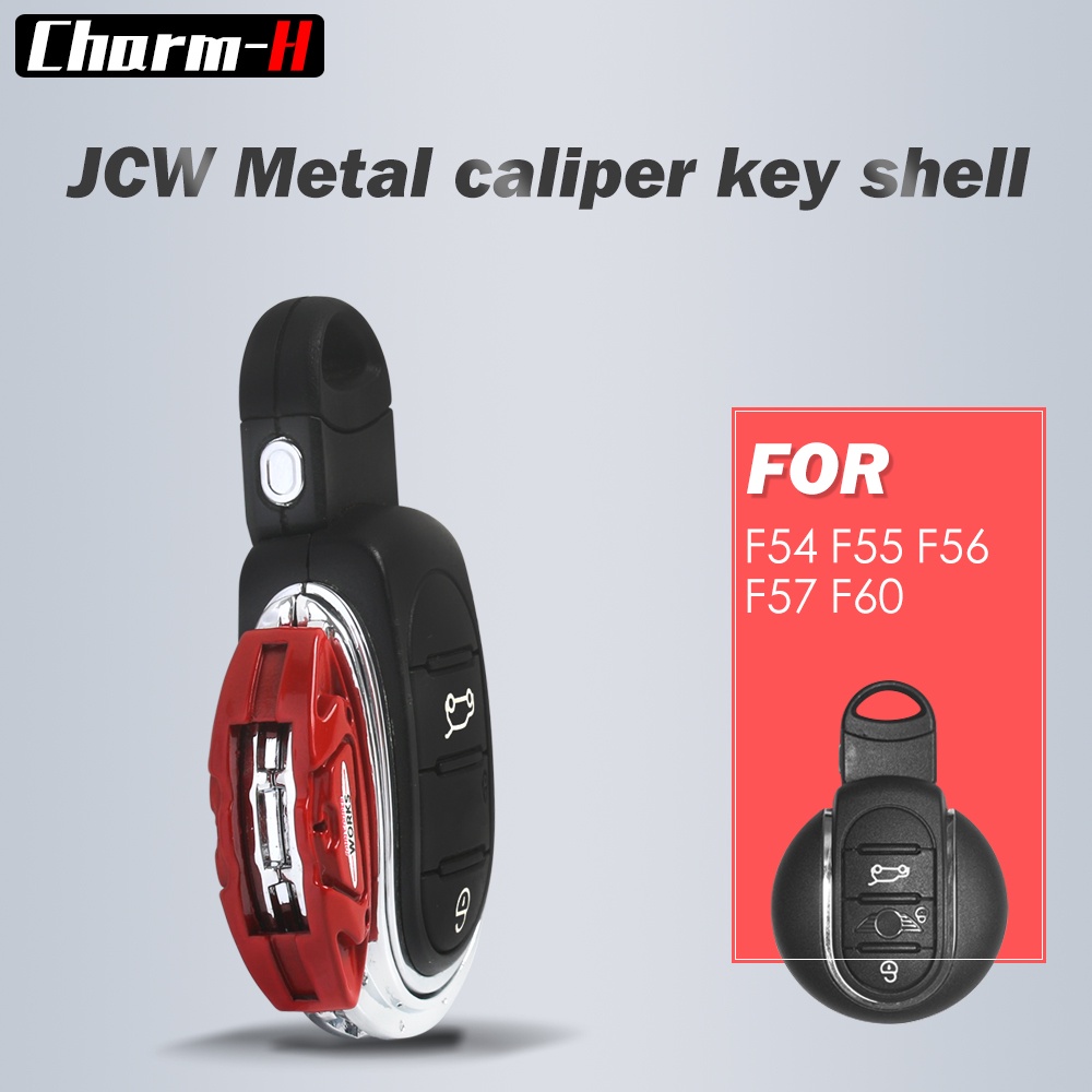 [พร้อมส่ง] ฝาครอบดิสก์เบรกโลหะ สําหรับ MINI Cooper GP JCW 3rd Gen F55 F56 F57 F54 Gen2 F60 Countryman Smart Key