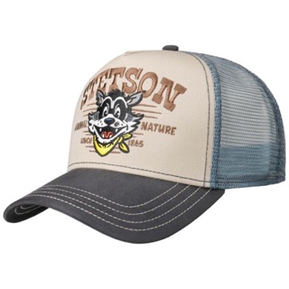 หมวก STETSON ANIMAL NATURE TRUCKER CAP GREY-BEIGE ของใหม่ แท้ 100% ****PTC-MART***