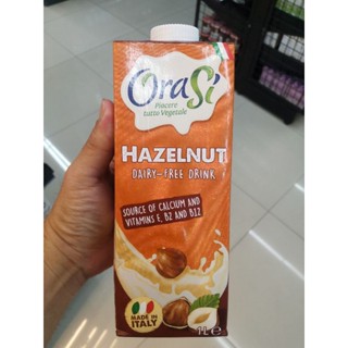 ecook​ อิตาลี​ นม​ธัญพืช​ พร้อมดื่ม​ Orasi hazelnut​ soy​ rice​ almond​ walnut​ oat​ milk​ 1L