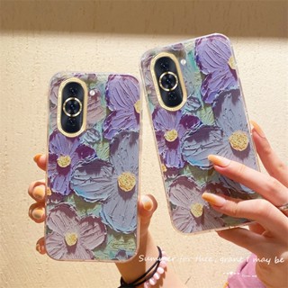 New เคสโทรศัพท์ Huawei Nova 10 / Nova10 Pro / Nova 10 SE 2022 Fashion Shockproof Painting Flower Transparent Soft Case Cover เคส Nova10Pro Nova10SE