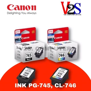 หมึกแท้ ตลับหมึกอิงค์เจ็ท Canon Ink PG-745 / CL-746 [ สีดำ และ สี ] ของแท้ 100%